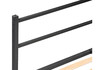 Миниатюра фото кровать двуспальная  woodville фади 160х200 черная 491588 | 220svet.ru