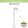 Миниатюра фото садовый светильник-столбик fumagalli aloe.r/bisso/g300 1l g30.163.s10.axe27 | 220svet.ru