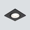 Миниатюра фото встраиваемый светодиодный светильник elektrostandard 15273/led черный a056033 | 220svet.ru