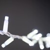 Миниатюра фото гирлянда нить шатровая с колпачком 10м белая с мерцанием ltc pst300blwcap-18-2w | 220svet.ru