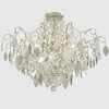 Миниатюра фото потолочная люстра crystal lux esmiralda pl9 silver | 220svet.ru