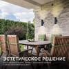 Миниатюра фото уличный настенный светильник apeyron grafite 11-119 | 220svet.ru