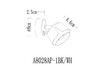 Миниатюра фото спот arte lamp amaks a8028ap-1wh | 220svet.ru