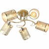 Миниатюра фото потолочная люстра reluce 01322-0.3-05 matt gold+cr | 220svet.ru