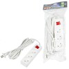 Миниатюра фото удлинитель uniel ultra 3гн х 5м б/з s-cu3-5b white ul-00009996 | 220svet.ru