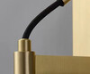 Миниатюра фото бра 8960-1w brass/clear delight collection | 220svet.ru