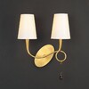 Миниатюра фото бра mantra paola painted gold 3547 | 220svet.ru