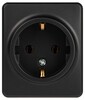 Миниатюра фото розетка эра эксперт 11-2203-05 2p+e schuko ip20 16a-250в оу антрацит б0063008 | 220svet.ru