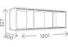 Миниатюра фото шкаф woodville мариус дуб баррик / белый матовый 402339 | 220svet.ru