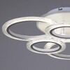 Миниатюра фото потолочная светодиодная люстра reluce 09812-3.3-3+3a wh (rgb) | 220svet.ru