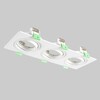 Миниатюра фото встраиваемый светильник crystal lux clt 002c3 wh v2 | 220svet.ru