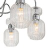 Миниатюра фото потолочная люстра escada gloss 1141/6pl chrome/clear | 220svet.ru