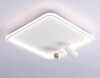 Миниатюра фото потолочный светодиодный светильник ambrella light comfort linetech fl5114 | 220svet.ru