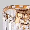 Миниатюра фото торшер eurosvet 01137/3 золото/прозрачный хрусталь strotskis | 220svet.ru