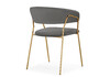 Миниатюра фото стул woodville kamelia 1 dark gray / gold 15470 | 220svet.ru