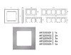 Миниатюра фото рамка 5-постовая ambrella volt alfa techno af220505 | 220svet.ru