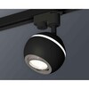 Миниатюра фото комплект трекового светильника ambrella light track system xt1102022 sbk/psl черный песок/серебро полированное (a2521, c1102, n7003) | 220svet.ru