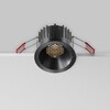 Миниатюра фото встраиваемый встраиваемый светильник maytoni alfa led dl043-01-15w3k-rd-b-1 | 220svet.ru