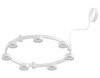 Миниатюра фото корпус подвесной люстры ambrella light diy spot techno ring swh белый песок c9236 | 220svet.ru