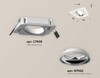 Миниатюра фото комплект встраиваемого светильника ambrella light xc (c7658, n7022) xc7658002 | 220svet.ru