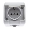 Миниатюра фото розетка эра schuko 2p+e 16a 250v с крышкой 5-201-03 б0050945 | 220svet.ru