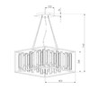 Миниатюра фото подвесная люстра bogates 377/6 strotskis | 220svet.ru