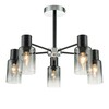 Миниатюра фото потолочная люстра escada diversity 2120/5p black | 220svet.ru