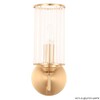 Миниатюра фото бра crystal lux gloria ap1 brass | 220svet.ru