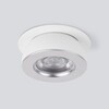Миниатюра фото встраиваемый светодиодный светильник elektrostandard pruno 25080/led белый/серебро a060946 | 220svet.ru