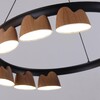 Миниатюра фото подвесная светодиодная люстра favourite interline 4266-9p | 220svet.ru
