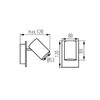Миниатюра фото спот kanlux evalo el-1i b-sr 35691 | 220svet.ru