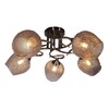 Миниатюра фото потолочная люстра imex md.3476-5-s ab | 220svet.ru