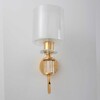 Миниатюра фото бра crystal lux elena ap1 gold | 220svet.ru