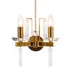 Миниатюра фото бра crystal lux marron ap2 brass | 220svet.ru