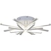 Миниатюра фото потолочная светодиодная люстра reluce 09824-3.3-4+4 wh | 220svet.ru