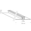 Миниатюра фото шинопровод однофазный  встраиваемый в гкл lightstar linea 506227 | 220svet.ru