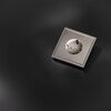 Миниатюра фото накладка для розетки с заземлением, s70 metal voltum s70 metal vlsm000611 (никель) | 220svet.ru
