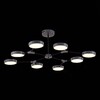 Миниатюра фото потолочная светодиодная люстра evoluce monta sle6003-702-08 | 220svet.ru