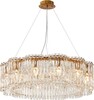 Миниатюра фото подвесная люстра хрустальная 2174/05/12p stilfort, серия admire | 220svet.ru