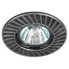 Миниатюра фото встраиваемый светильник эра штампованный st6 ch/bk б0036489 | 220svet.ru