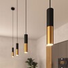 Миниатюра фото подвесной светодиодный светильник reluce 16032-0.9-001il led5w bk+gd | 220svet.ru