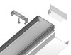 Миниатюра фото профиль накладной для светодиодной ленты ambrella illumination gp1700al | 220svet.ru