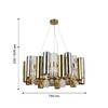Миниатюра фото подвесная люстра favourite rulla 4477-6p | 220svet.ru