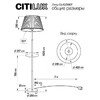 Миниатюра фото торшер citilux линц cl402973t | 220svet.ru