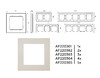 Миниатюра фото рамка 3-постовая ambrella volt alfa techno af220363 | 220svet.ru