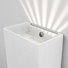 Миниатюра фото уличный настенный светодиодный светильник elektrostandard sole 35149/d белый a058899 | 220svet.ru