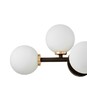 Миниатюра фото настенный светильник lumina deco marsiada ldw 6033-5 bk+f.gd | 220svet.ru