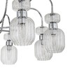Миниатюра фото потолочная люстра escada gloss 1141/8pl chrome/clear | 220svet.ru
