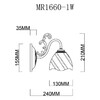Миниатюра фото бра myfar mr1660-1w | 220svet.ru