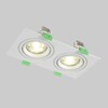 Миниатюра фото встраиваемый светильник crystal lux clt 002c2 wh v2 | 220svet.ru
